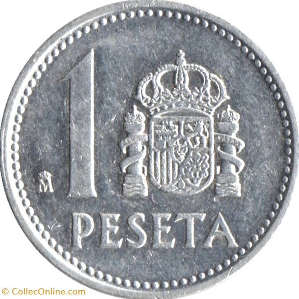 1 Peseta Espagne 1987 monnaies monde 1 peseta espagne 1987