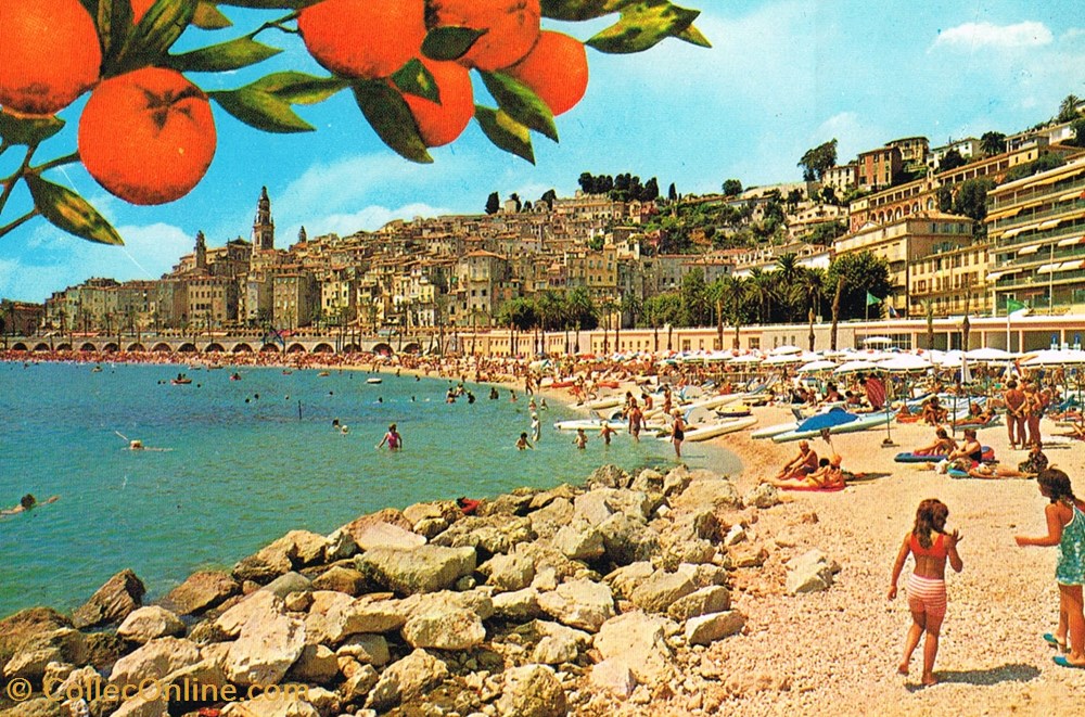 cartes postales france alpes maritimes menton la vieille ville