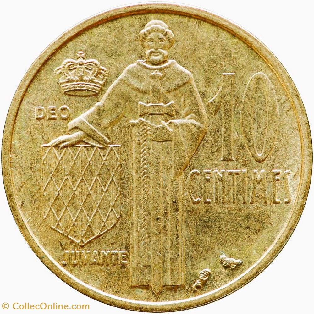 10 centimes Monaco 1962 - Rainier III monnaies monde 10 centimes monaco 1962 rainier iii