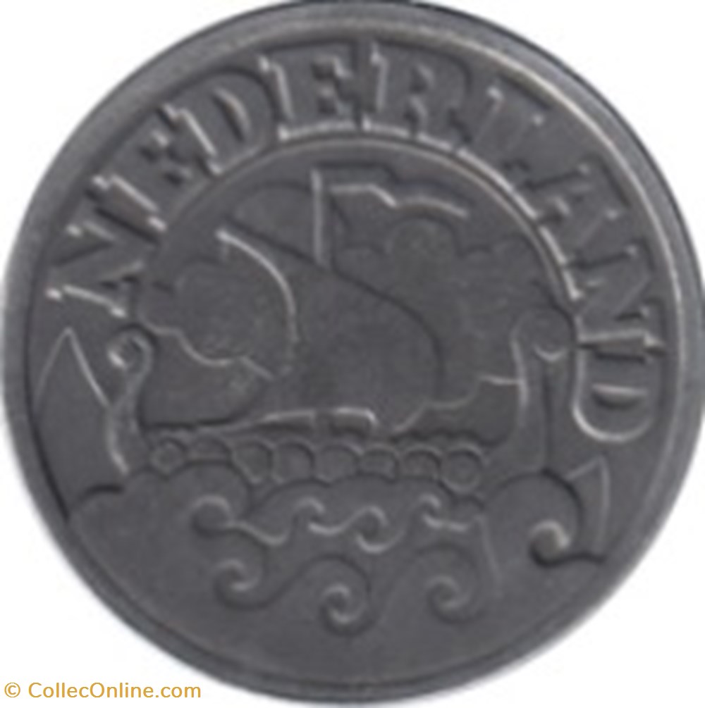 25 cent Pays-Bas 1941 (occupation Allemande) monnaies monde 25 cent pays bas 1941 occupation allemande