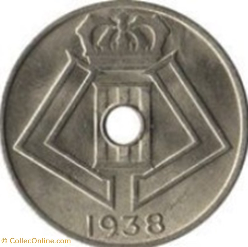 5 centimes - Léopold III Belgie-Belgique- 1939 monnaies monde 5 centimes leopold iii belgie belgique 1939
