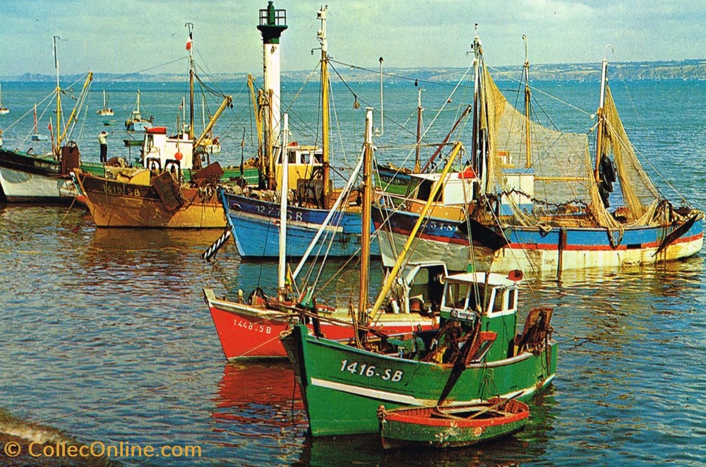 France-Bretagne-Port de Pêche cartes postales france bretagne port de peche