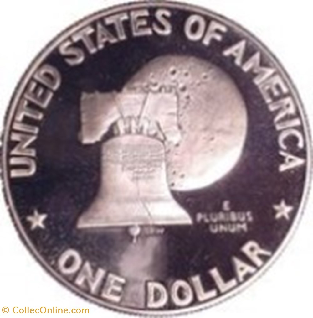 Etats Unis-1 dollar "Eisenhower Bicentennial Dollar" 1976 D Uncirculated monnaies monde etats unis 1 dollar eisenhower bicentennial dollar 1976 d uncirculated
