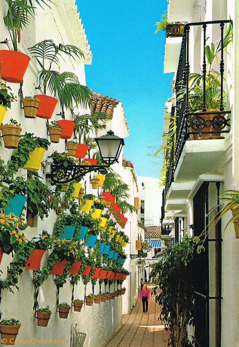 cartes postales espagne costa del sol marbella rue typique