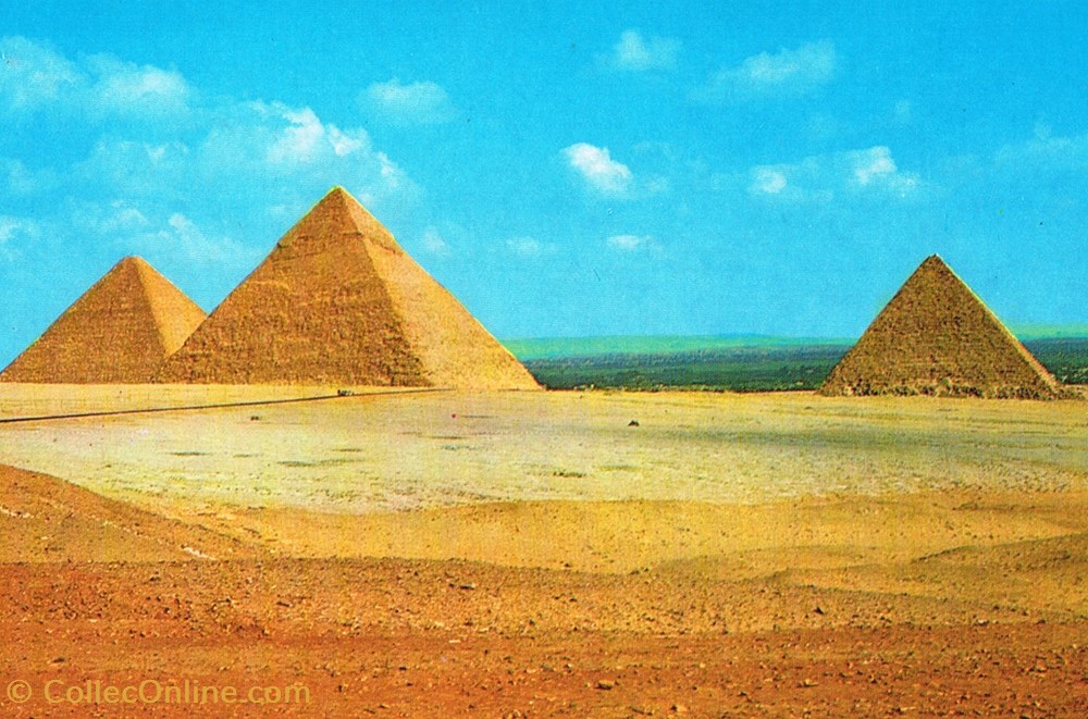 cartes postales egypte les pyramides giza