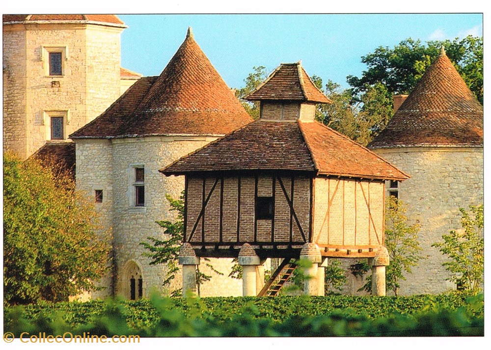 cartes postales france le perigord pigeonniers seigneuriaux