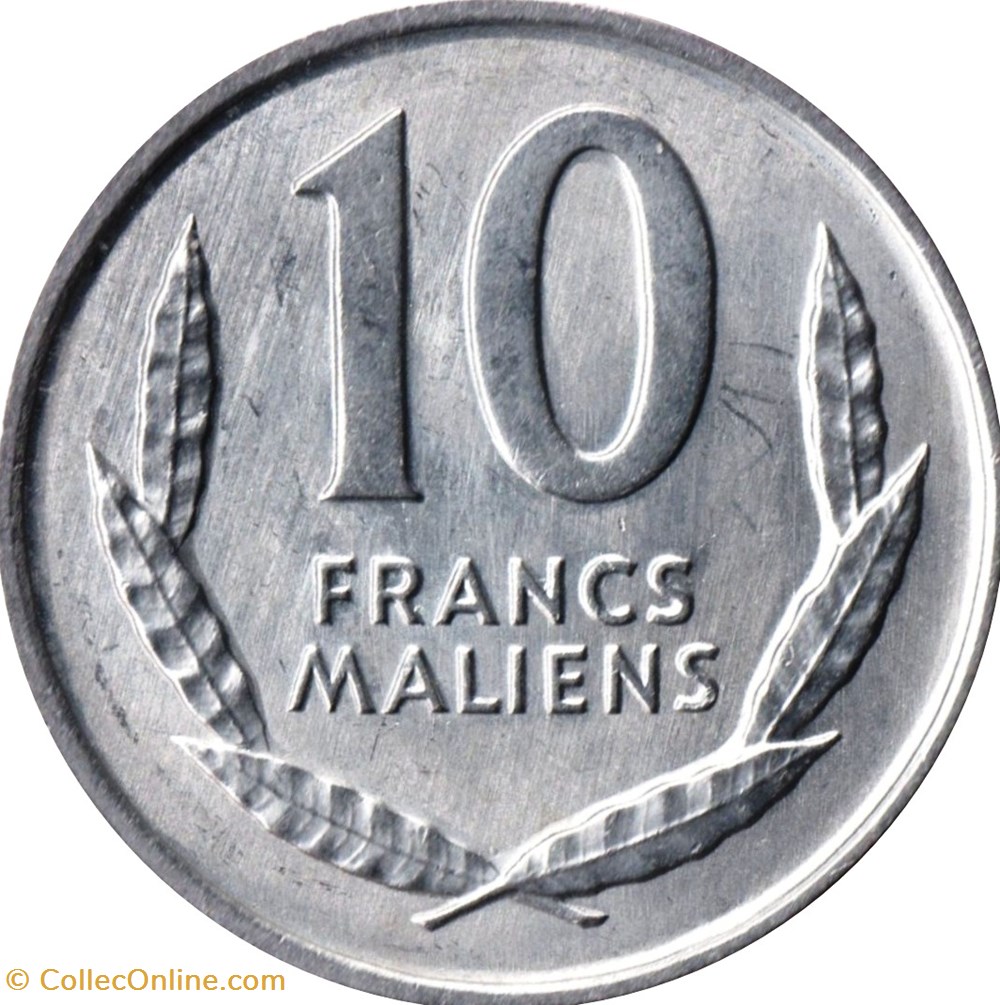 10 Francs Mali 1961 monnaies monde 10 francs mali 1961