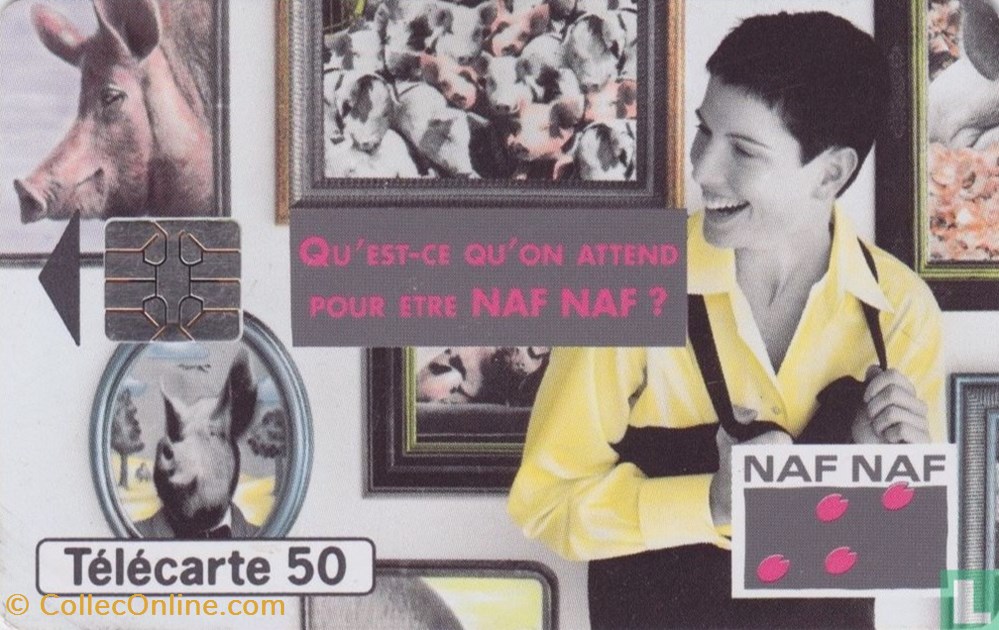 divers telecartes cartes telephoniques france naf naf solaic 06 1993