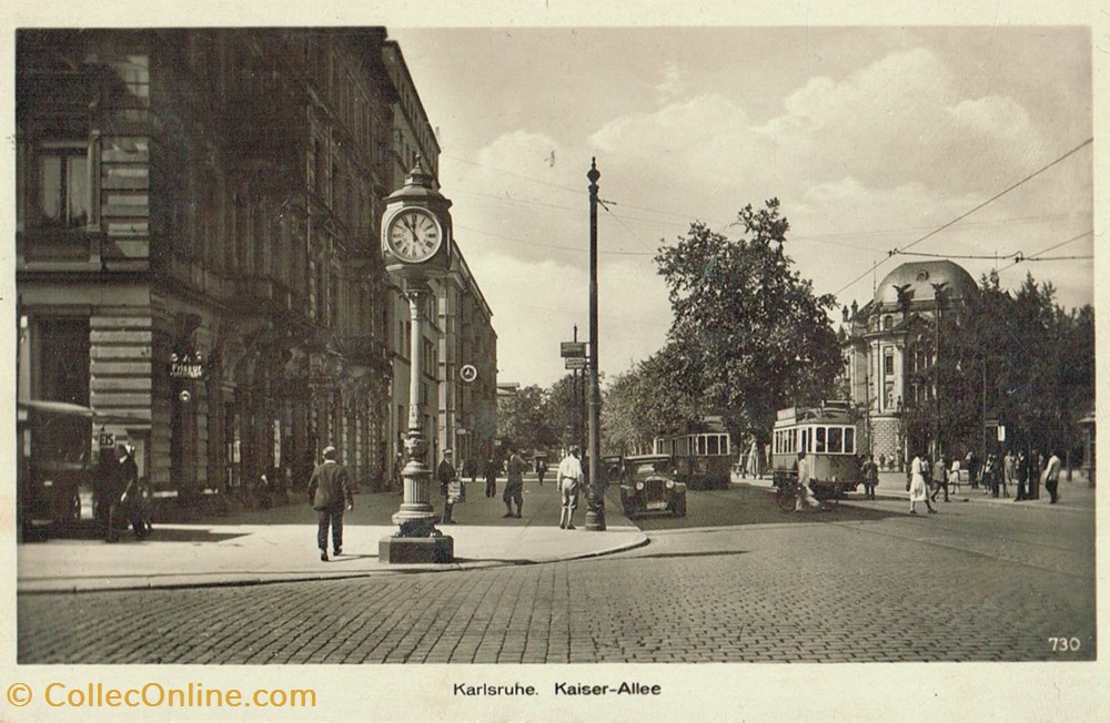 cartes postales allemagne karlsruhe