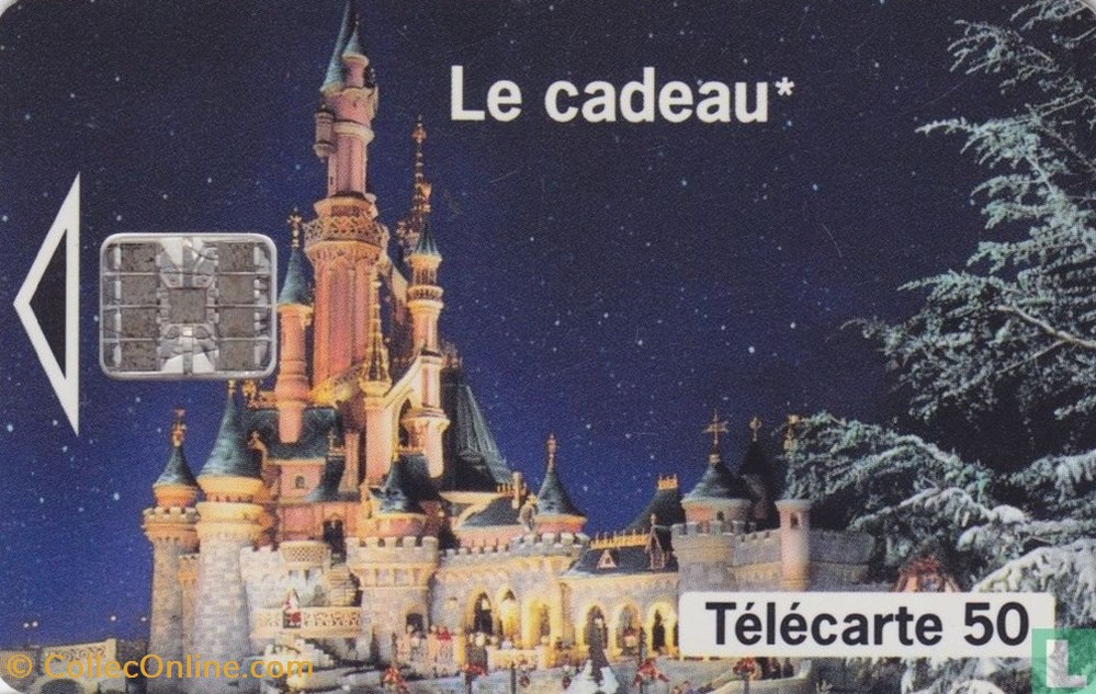 divers telecartes cartes telephoniques france euro disney le cadeau schlumberger 07 1 1992