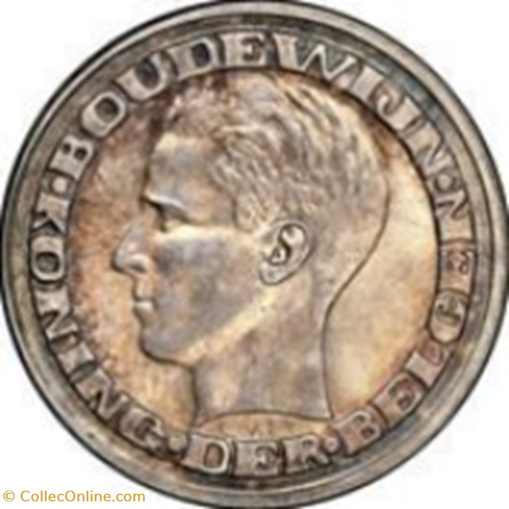 monnaies monde 50 francs baudouin expo 1958 en neerlandais belgique 1958