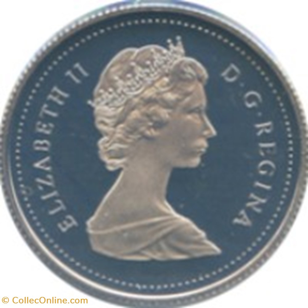 25 cents - Élisabeth II 1982 monnaies monde canada 25 cents elisabeth ii 1982
