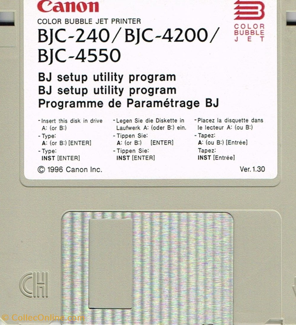 Canon setup BJ 240/4200/4550 V1.30 informatique logiciels canon setup bj 240 4200 4550 v1 30