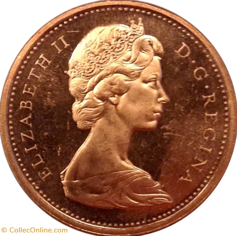 1 cent - Élisabeth II Centenaire de la confédération du Canada 1967 (Frappe médaille) monnaies monde 1 cent elisabeth ii centenaire de la confederation du canada 1967 frappe medaille