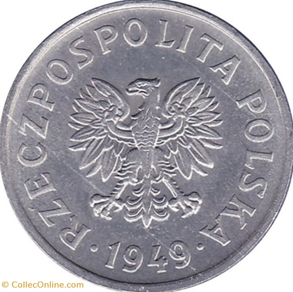 20 groszy Pologne 1949 monnaies monde 20 groszy pologne 1949