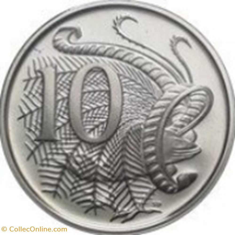 Australie-10 cents Elizabeth II 2e effigie 1968 monnaies monde australie 10 cents elizabeth ii 2e effigie 1968