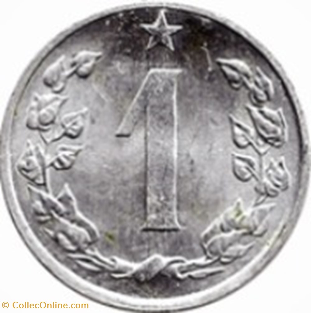 1 haléř Tchécoslovaquie 1962 monnaies monde 1 haler tchecoslovaquie 1962
