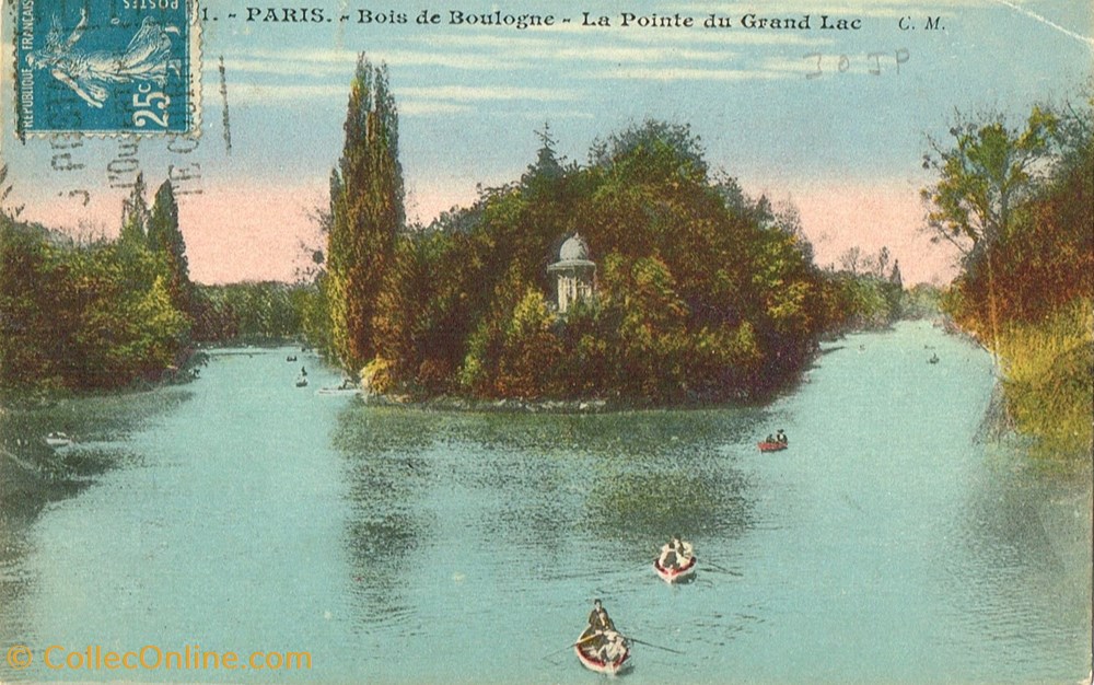 France-Paris-Bois de Boulogne cartes postales france paris bois de boulogne