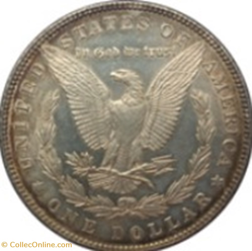 Etats Unis-1 Dollar-Morgan Dollar 1878 cc-7 Tail Leathers monnaies monde etats unis 1 dollar morgan dollar 1878 cc 7 tail leathers