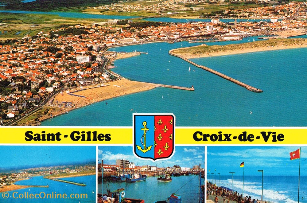cartes postales france vendee saint gilles croix de vie