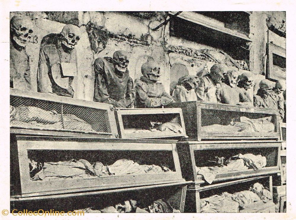 cartes postales italie sicile palerme catacombes