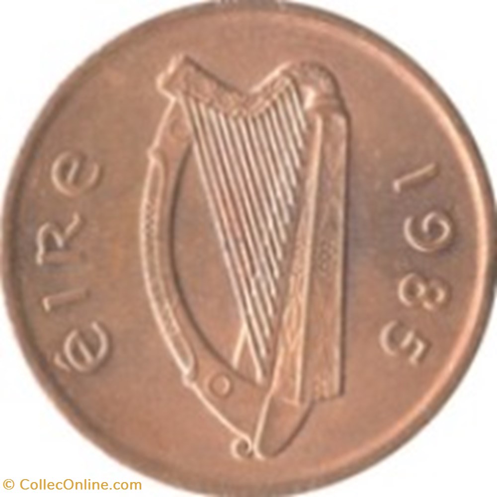 monnaies monde irlande 2 pence eire 1986