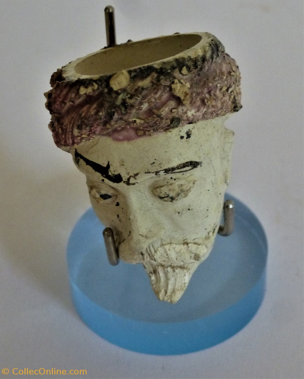art antiquites 7 tete de pipe en terre cuite nord de la france