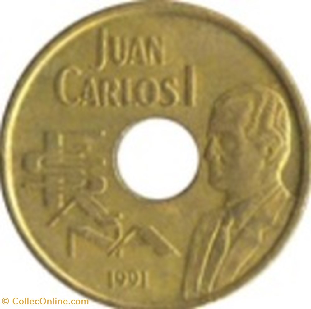 25 Pesetas Espagne 1990 monnaies monde 25 pesetas espagne 1990