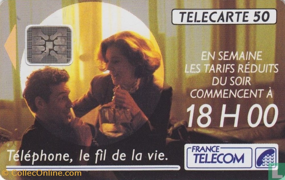 divers telecartes cartes telephoniques france les tarifs reduits 18h00 schlumberger 04an