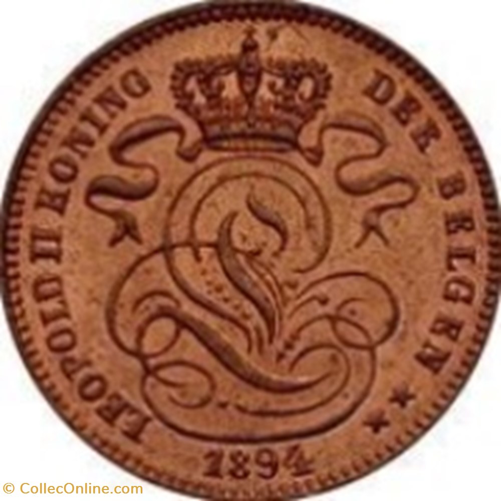 monnaies monde 1 centime leopold ii belgique neerlandais 1907