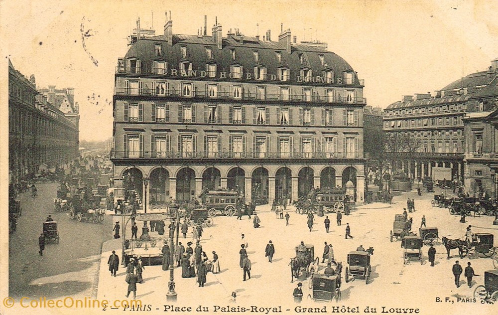 cartes postales france paris place du palais royal