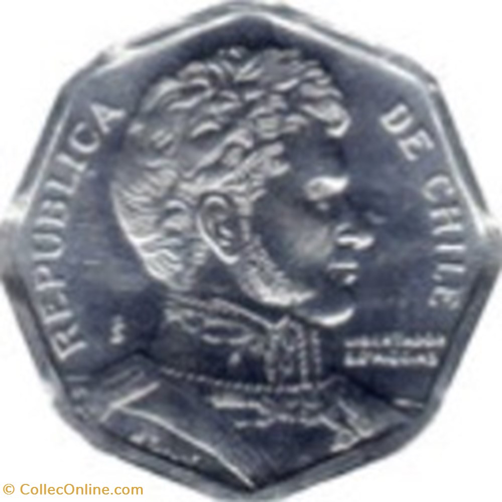 1 peso Chili 1992 monnaies monde 1 peso chili 1992