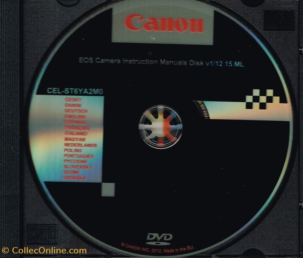 informatique logiciels canon eos camera disk v1 12 15ml