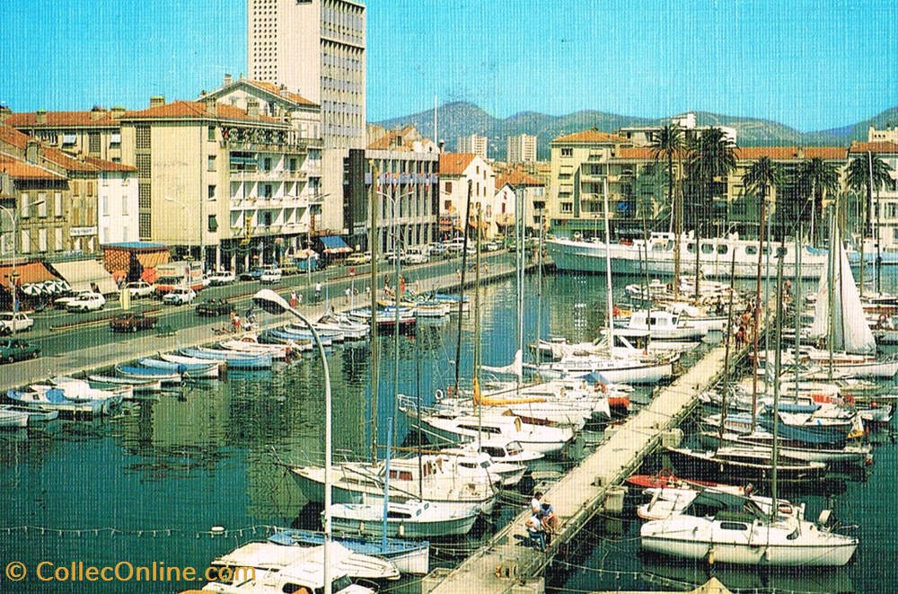 France-Var-Seyne sur Mer-Bateaux à quai cartes postales france var seyne sur mer bateaux a quai