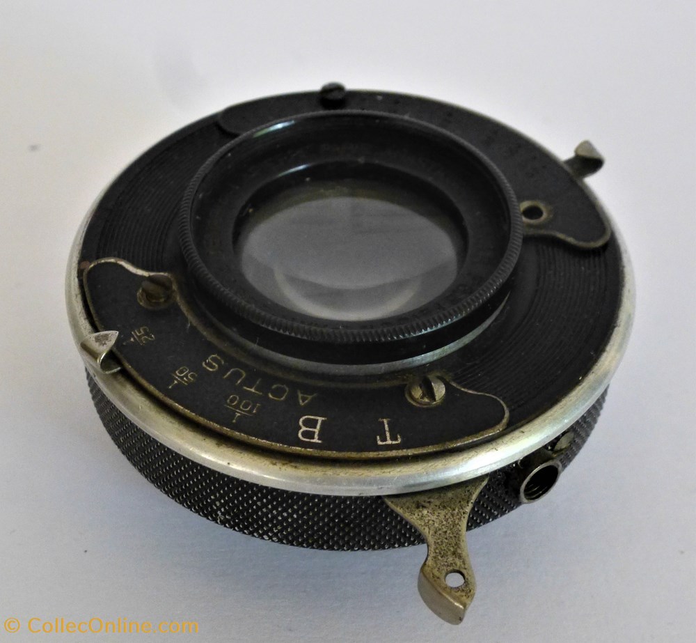 Objectif DEMARIA-LAPIERRE DEHEL Anastigmat Manar 135mm 1:6.8 N°29372-Wollensak 1912 appareils photo camescopes accessoires objectif demaria lapierre dehel anastigmat manar 135mm 1 6 8 n 29372 wollensak 1912