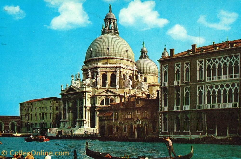 Italie-Venise-Eglise du Salute cartes postales italie venise eglise du salute