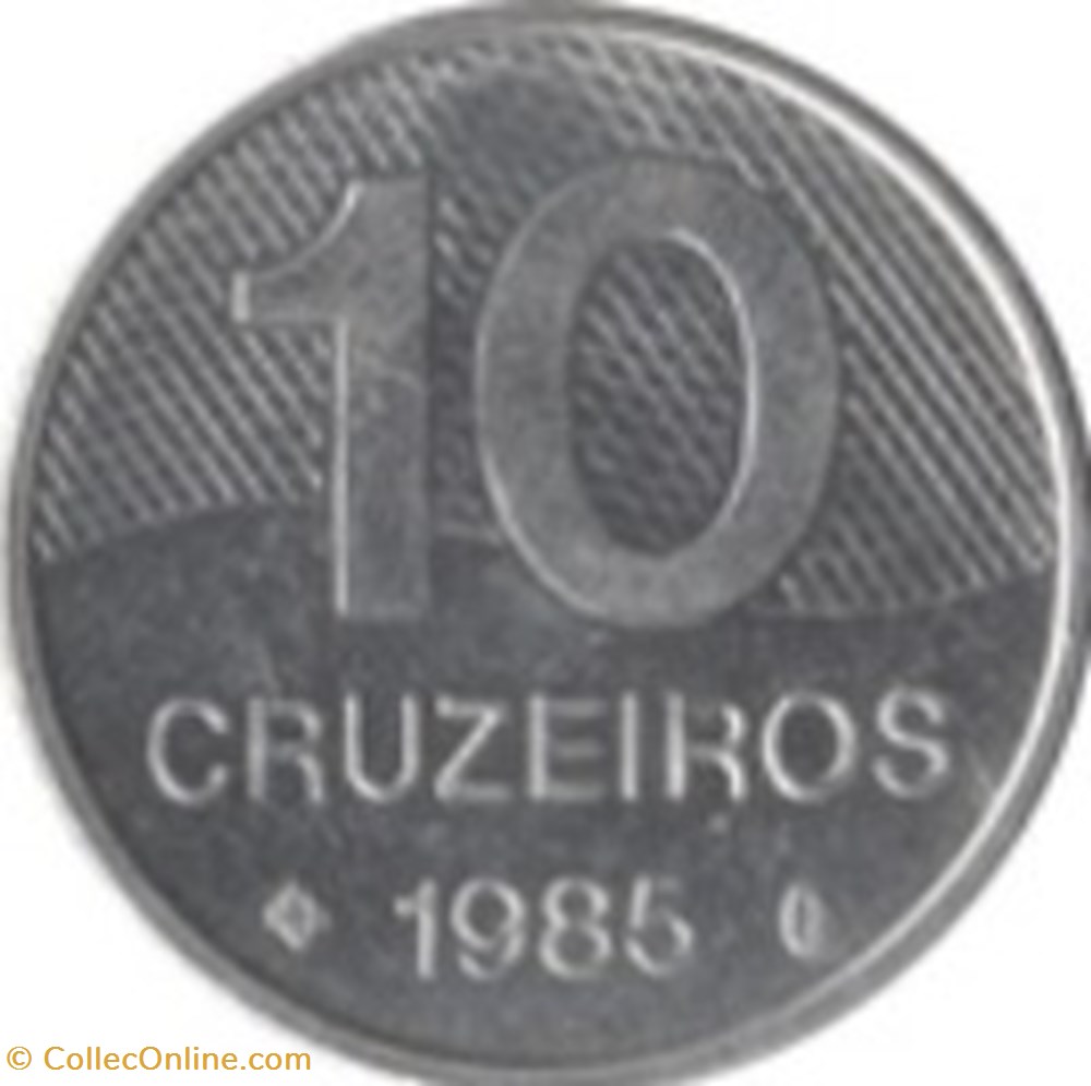 monnaies monde bresil 10 cruzeiros 1981 brazil