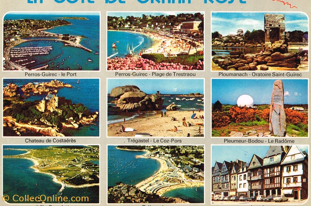 France-Bretagne-La Côte de granit Rose cartes postales france bretagne la cote de granit rose