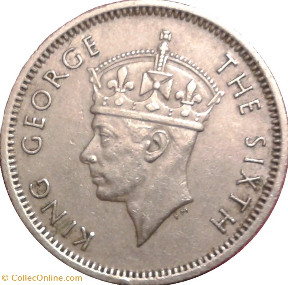 10 Cents Malaisie 1949 monnaies monde 10 cents malaisie 1949