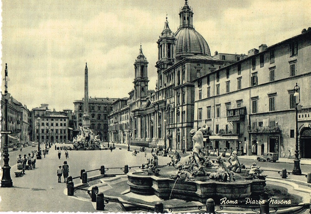 cartes postales italie rome place navona