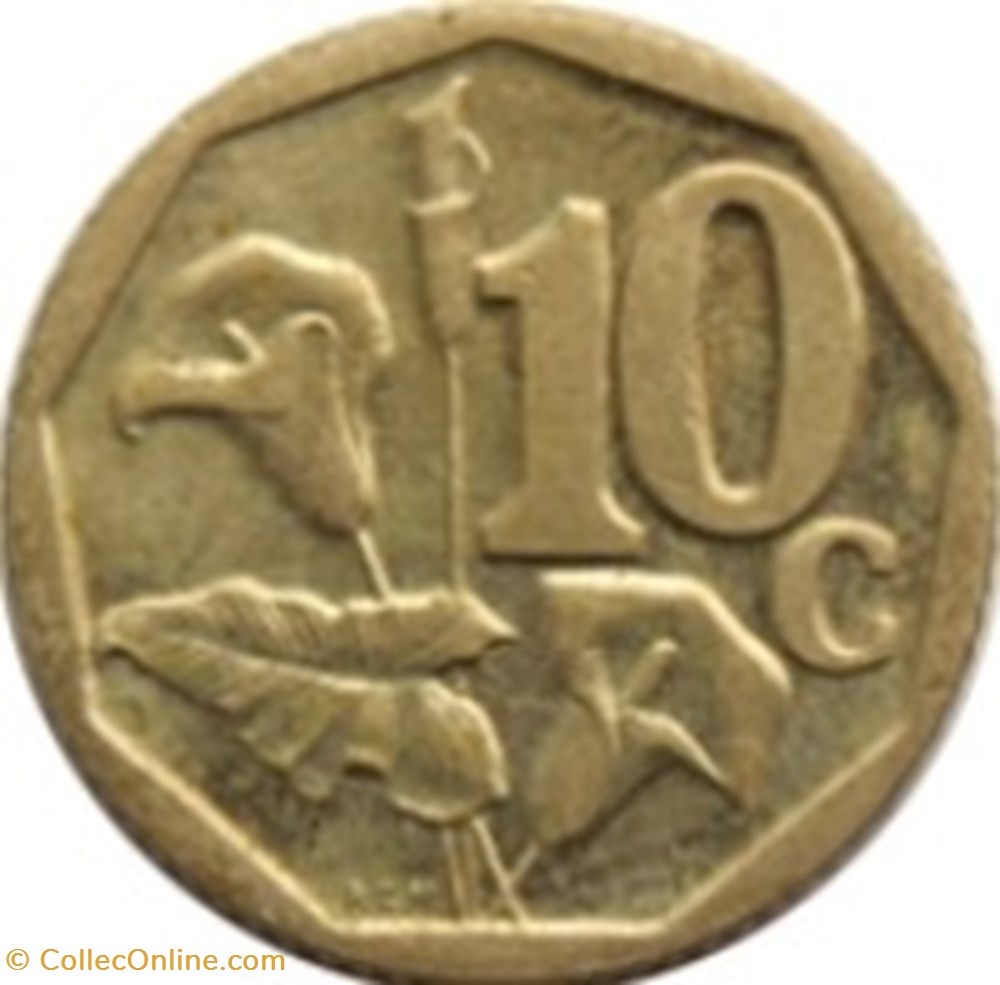 monnaies monde 10 cents en venda afurika tshipembe afrique du sud 2010