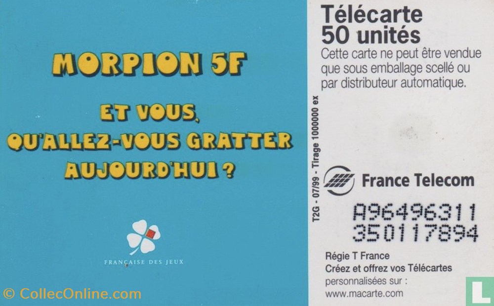 France- Morpion- Solaïque 03 (1990) divers telecartes cartes telephoniques france morpion solaique 03 1990