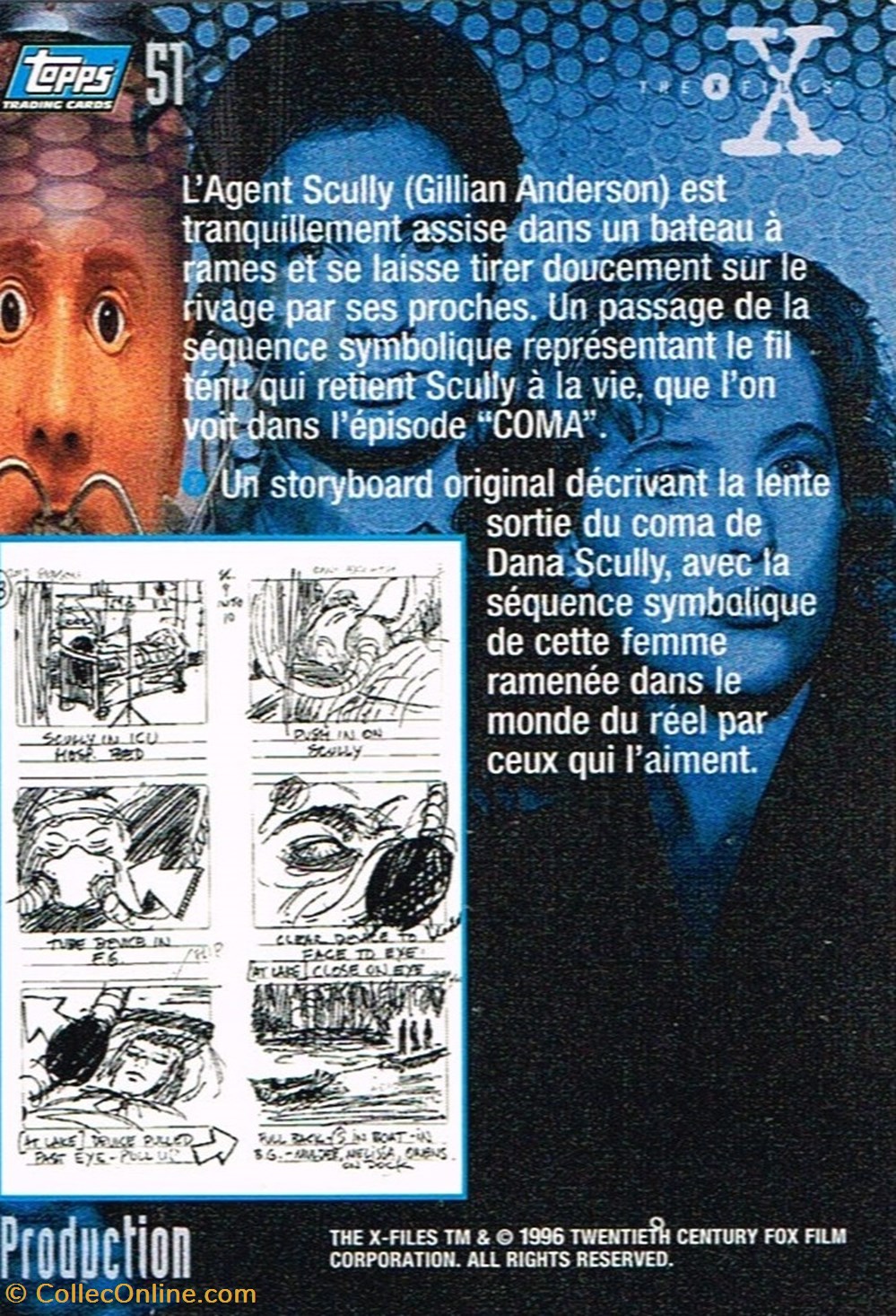 X Files-N°51-Topps cinema series x files n 51 topps
