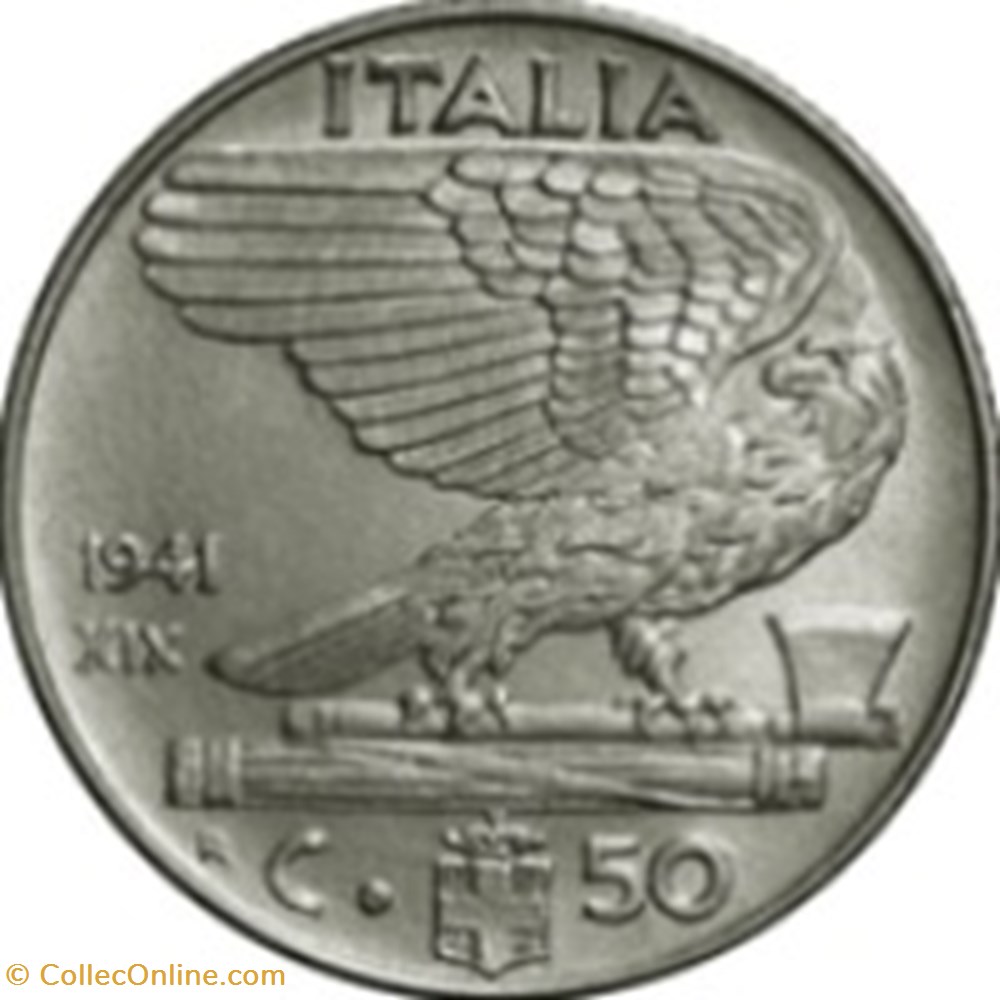 50 centesimi Victor-Emmanuel III Italie 1941 monnaies monde 50 centesimi victor emmanuel iii italie 1941