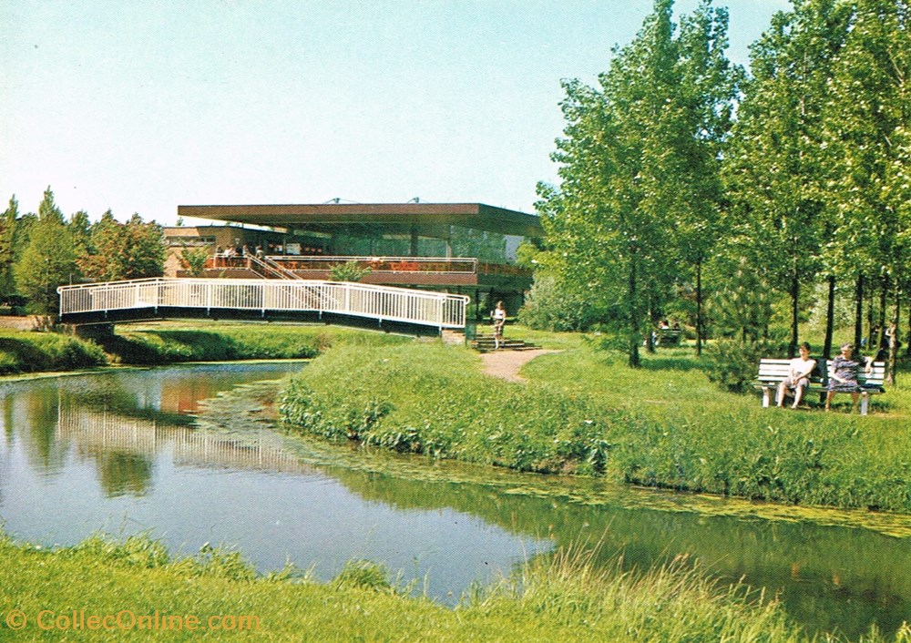cartes postales france nord armentieres la cafeteria des etangs