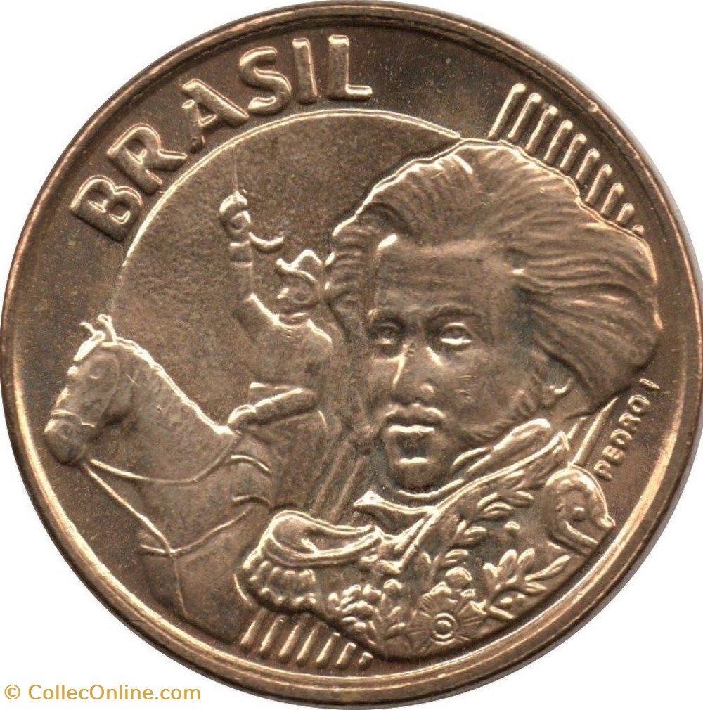 10 centavos Pedro I Brésil 2017 monnaies monde 10 centavos pedro i bresil 2017