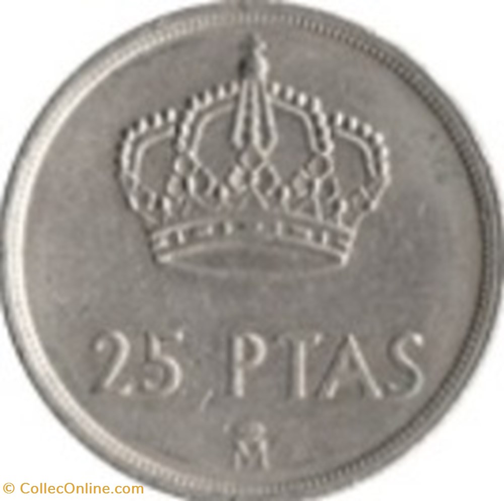 25 Pesetas Espagne 1983 monnaies monde 25 pesetas espagne 1983