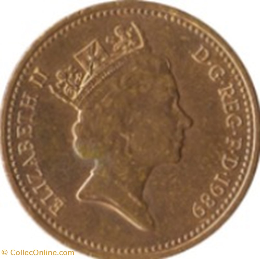 1 New Penny Angleterre Elizabeth II 1990 monnaies monde royaume uni 1 new penny angleterre elizabeth ii 1990