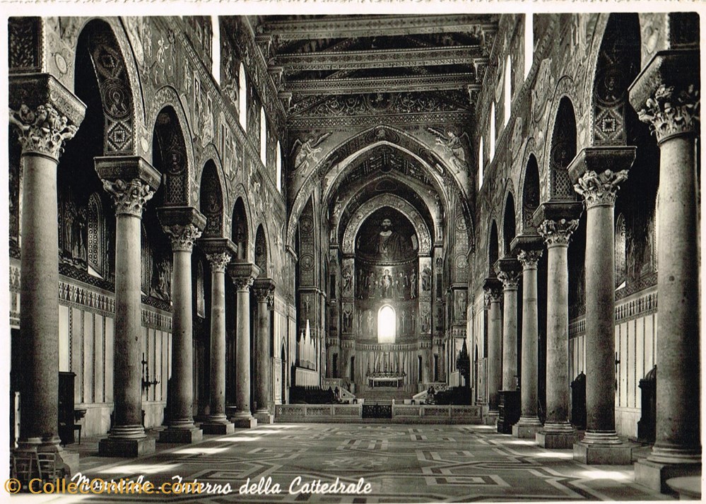 Italie-Sicile-Monreale-Cathédrale cartes postales italie sicile monreale cathedrale