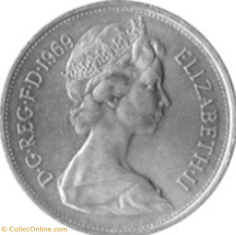 10 Pence Angleterre Elizabeth II 1969 monnaies monde royaume uni 10 pence angleterre elizabeth ii 1969